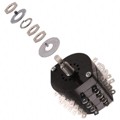 HS16-4N - SWITCH ROTARY 2-11POS 12A 125V