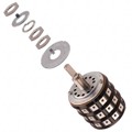 TS3N - SWITCH ROTARY 2-11POS 6A 125V