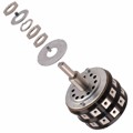 TS2N - SWITCH ROTARY 2-11POS 6A 125V
