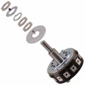TS1N - SWITCH ROTARY 2-11POS 6A 125V
