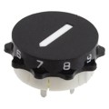 435128-1 - SWITCH ROTARY 10POS 125MA 115V