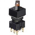 A165W-T3MY-24D-2 - SWITCH SELECT 3POS DPDT 5A 125V