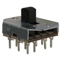 GF-642-6010 - SWITCH SLIDE 4PDT 6A 125V
