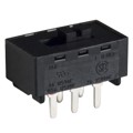 L202121MS02QE - SWITCH SLIDE DPDT 4A 125V
