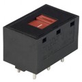 V80214MS02Q - SWITCH SLIDE DPDT 10A 125V