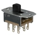 GF-161-3011 - SWITCH SLIDE 3PDT 3A 125V