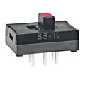 SS12SDP2LC - SWITCH SLIDE SPDT 100MA 30V