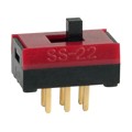 SS22SBP4 - SWITCH SLIDE DPDT 0.4VA 28V