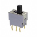 AS2P-2M-10-Z - SWITCH SLIDE DPDT 50MA 48V