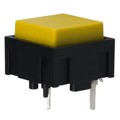 320.01E11YEL - SWITCH TACT SPST-NO 0.025A 50V