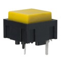 320E11YEL - SWITCH TACT SPST-NO 0.025A 50V
