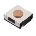 222DJVABR - SWITCH TACTILE SPST-NO 0.05A 12V
