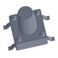 222AMVDBR - SWITCH TACTILE SPST-NO 0.05A 32V