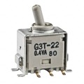 G3T22AB - SWITCH TOGGLE DPDT 0.4VA 28V