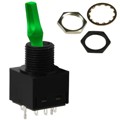 TL22DFAW015F - SWITCH TOGGLE DPDT 6A 125V