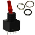 TL22DCAW015C - SWITCH TOGGLE DPDT 6A 125V