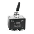 S832D - SWITCH TOGGLE 3PDT 30A 30V
