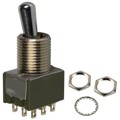 M2032BB1W01 - SWITCH TOGGLE 3PDT 6A 125V