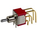 7207MD9AV2BE - SWITCH TOGGLE DPDT 0.4VA 20V