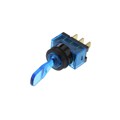 TE1-1A-DC-1-UL - WEDGE TOGGLE OFF-ON BLUE BULB