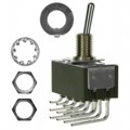 M2042SS1W45 - SWITCH TOGGLE 4PDT 6A 125V