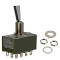 M2042ES1W01 - SWITCH TOGGLE 4PDT 6A 125V