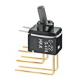G22AV - SWITCH TOGGLE DPDT 0.4VA 28V