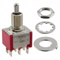 7211MHZQE - SWITCH TOGGLE SP3T 5A 120V