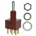E211SYCBE - SWITCH TOGGLE SP3T 0.4VA 20V
