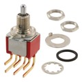 7203MPCWABE - SWITCH TOGGLE DPDT 0.4VA 20V