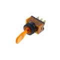 TE1-1A-DC-1-AL - WEDGE TOGGLE OFF-ON AMBER BULB