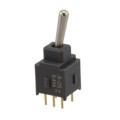 A25AP - SWITCH TOGGLE DPDT 0.4VA 28V