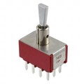 7405P3Y9CPE - SWITCH TOGGLE 4PDT 0.4VA 20V
