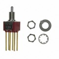 7211MHWBE - SWITCH TOGGLE SP3T 0.4VA 20V