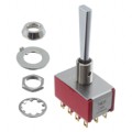 7401P1YZGE - SWITCH TOGGLE 4PDT 5A 120V