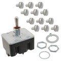 4TL1-72 - SWITCH TOGGLE 4PDT 10A 125V