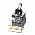 B22JV - SWITCH TOGGLE DPDT 0.4VA 28V