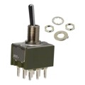 M2032SS1W03 - SWITCH TOGGLE 3PDT 6A 125V