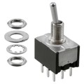 M2032SS4W03 - SWITCH TOGGLE 3PDT 6A 125V