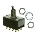 M2042S2D1G01 - SWITCH TOGGLE 4PDT 0.4VA 28V