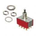 7405MHZBE - SWITCH TOGGLE 4PDT 0.4VA 20V