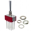 7403P1H3WPE - SWITCH TOGGLE 4PDT 0.4VA 20V