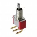 100SP1T2B1M6RE - SWITCH TOGGLE SPDT 0.4VA 20V