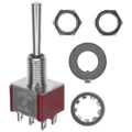 100DP3T4B1M1QEH - SWITCH TOGGLE DPDT 5A 120V