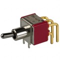 100DP1T2B4M6RE - SWITCH TOGGLE DPDT 0.4VA 20V