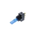 TE5-1A-DC-1-UL - WEDGE TOGGLE OFF-ON BLUE LED
