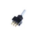 TE4-1A-DC-1-UL - WEDGE TOGGLE OFF-ON BLUE LED