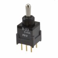 B23JP - SWITCH TOGGLE DPDT 0.4VA 28V