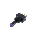 TE2-1A-DC-1-UL - WEDGE TOGGLE OFF-ON BLUE LED