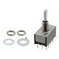 M2044ES1W03 - SWITCH TOGGLE DP3T 6A 125V